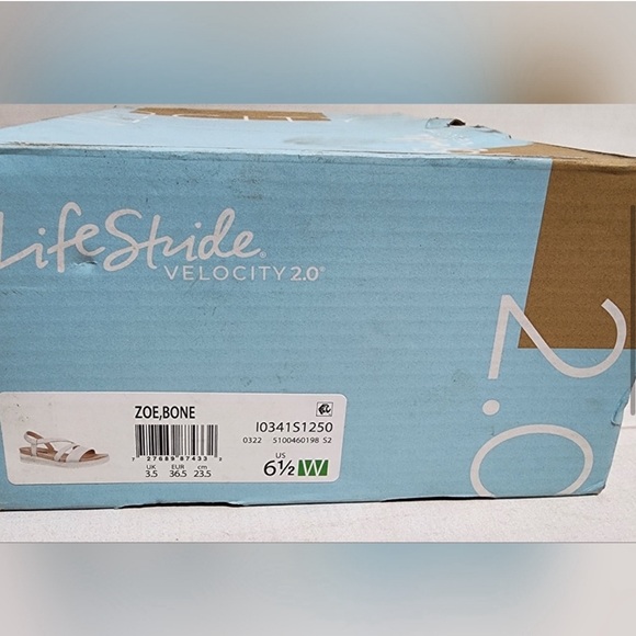 LifeStride Women's Zoe Sport Sandal- in bone color. 6.5W - Picture 6 of 7